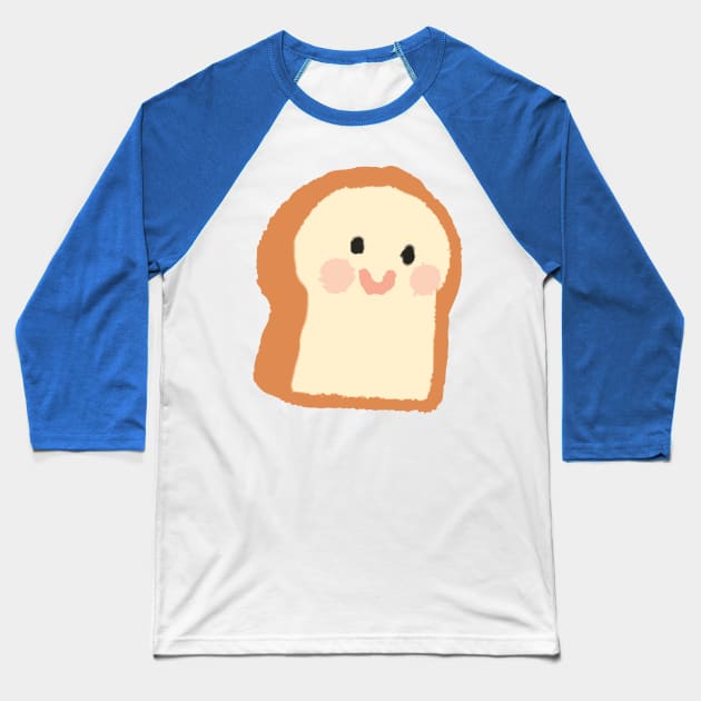 cute happy toast 1 Baseball T-Shirt by vundap